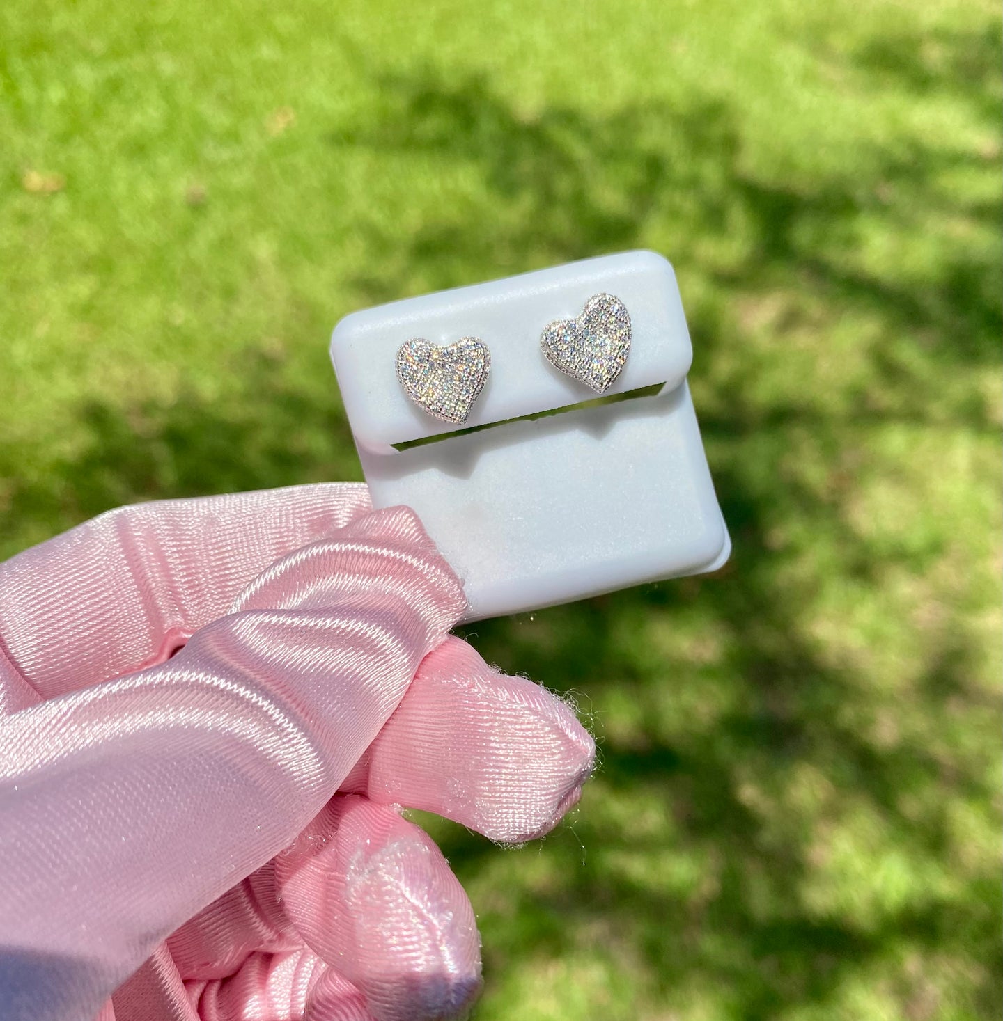 Heart Stud Earrings