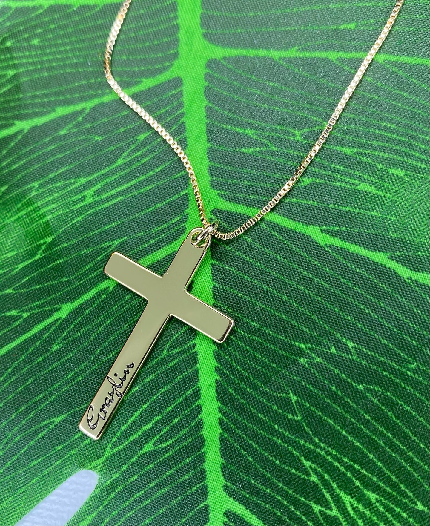 Cross Name Necklace