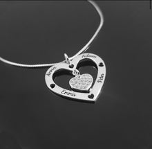 Load image into Gallery viewer, Zircon Heart Necklace
