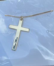 Load image into Gallery viewer, Cross Name Necklace
