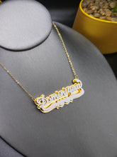 Load image into Gallery viewer, Double Plated Name Necklace
