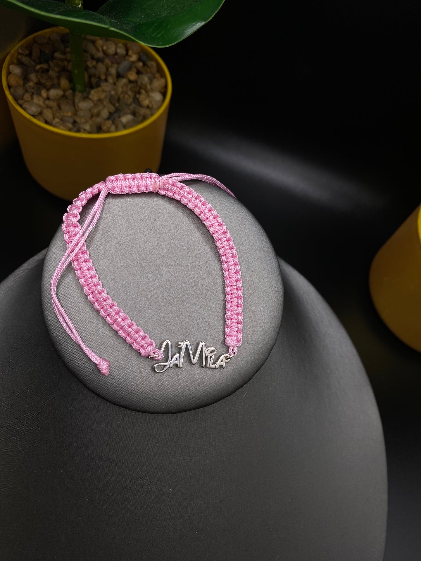 Knitted Name Bracelet